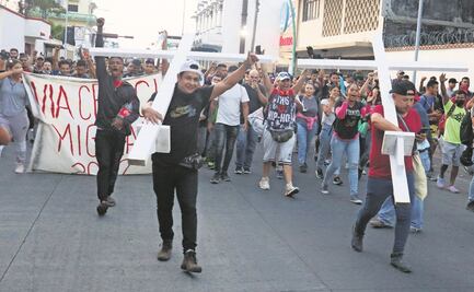 Parte segundo Viacrucis Migrante de Tapachula