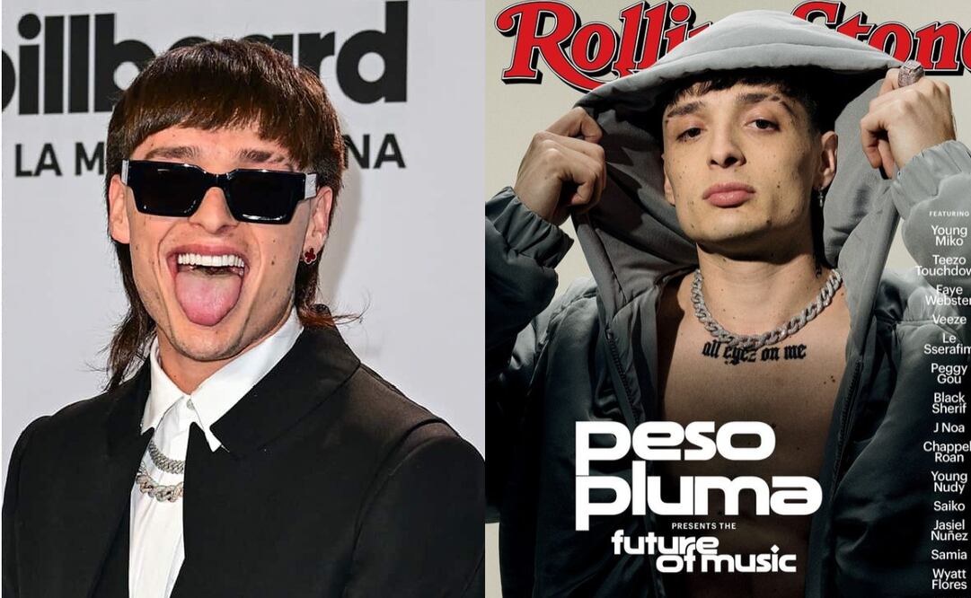 Peso Pluma se convirtió en el primer cantante de corridos tumbados en protagonizar la portada de Rolling Stone. Foto: Instagram