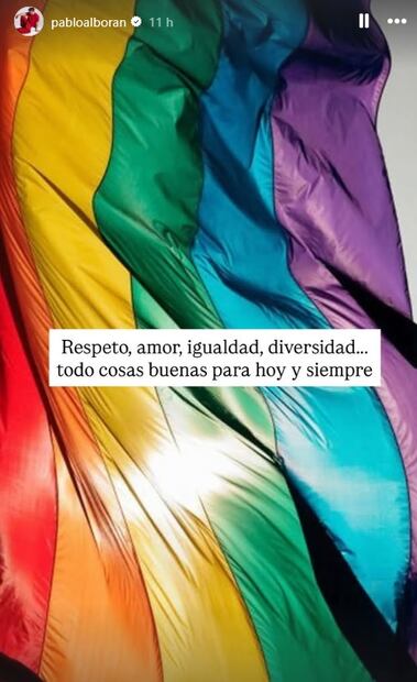 Pablo Alborán comparte un emotivo mensaje en el Pride 2025. Foto: Instagram.