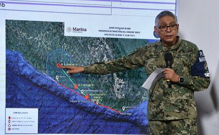 Semar: Huracán "Erick" de categoría 3 está en tierra; apunta que se disipará como depresión tropical en Michoacán