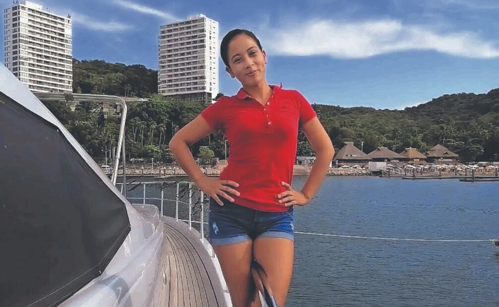 Abigail Andrade Rodríguez es una de las personas desaparecidas durante el huracán Otis. Ella era parte de la tripulación del yate Litos, anclado en el muelle de Puerto Marqués. Foto Especial