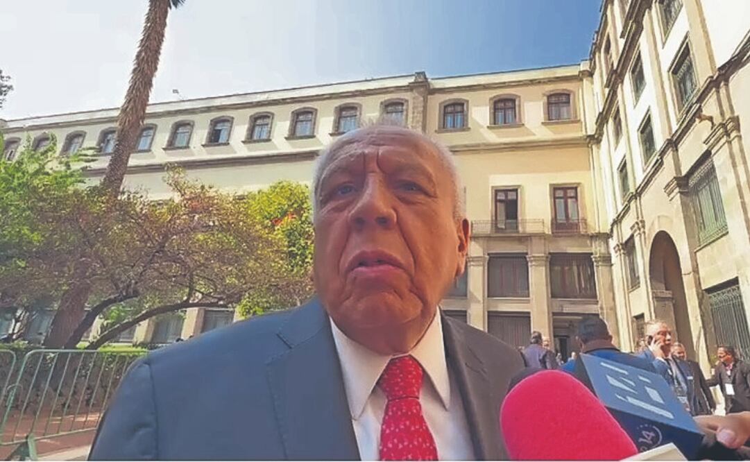 En Palacio Nacional, Francisco Garduño mencionó que el INM va a sufrir cambios ante la llegada de su reemplazo, Sergio Salomón Céspedes. Tomada de video