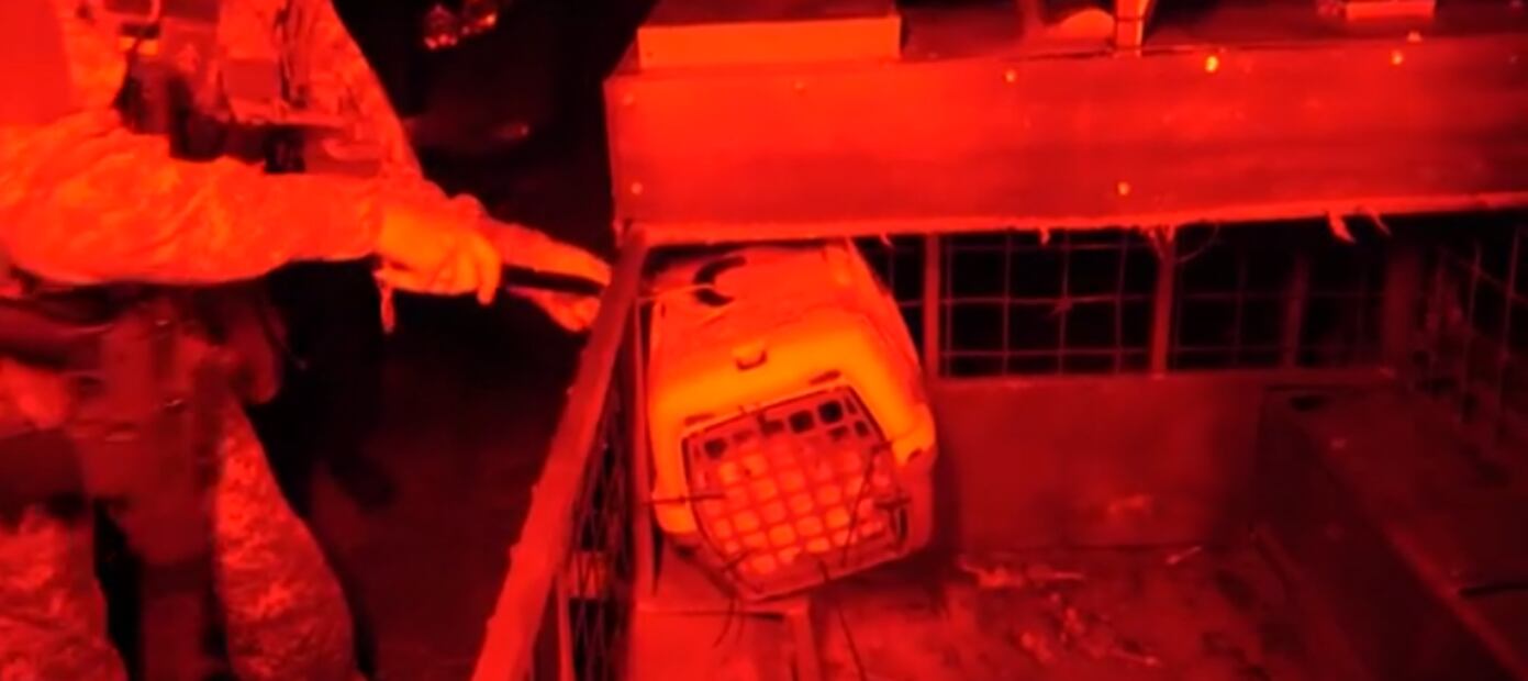 A través de robot terrestre el grupo de soldados logró trasladar a una zona segura a Prapor. Foto: CNN