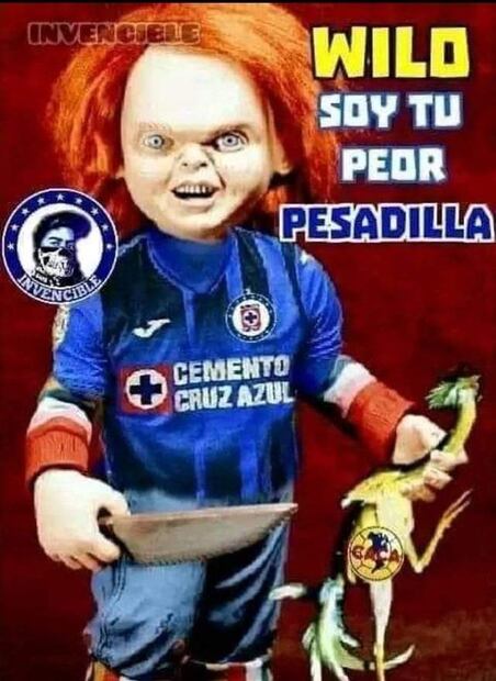MEMES América y Cruz Azul