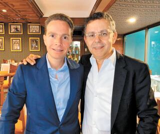 Manuel Velasco y César Yáñez tienen reunión