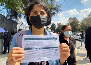 "Me da miedo contagiarme de Covid-19 y morir", dice joven vacunada en V. Carranza