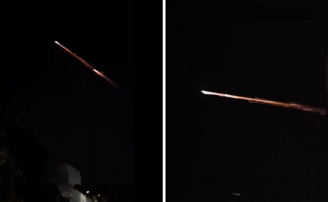 La aparición de un objeto en llamas en el cielo del occidente de México provocó asombro la noche del sábado 12 de abril, generando múltiples reportes en redes sociales.
Foto: Captura de pantalla en X