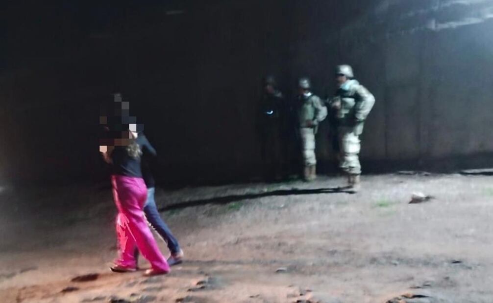 Mujer privada de la libertad rescatada en Sinaloa (28/08/2025). Foto: Especial