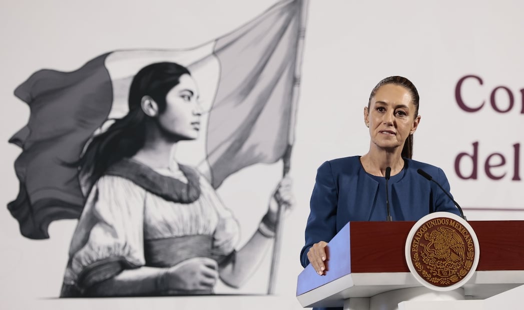 A una semana de que se cumpla el plazo de la pausa que acordó con el mandatario estadounidense Donald Trump sobre los aranceles, la presidenta Claudia Sheinbaum Pardo insistió en esperar al 2 de abril y no descartó una llamada con su homólogo de Estados Unidos. Foto: EFE