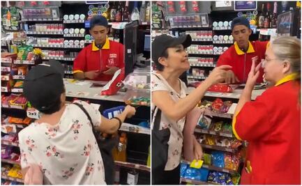 VIDEO: Mujer agrede a cajeros del Oxxo por “mal servicio”; la llaman “Lady Pacquiao”
