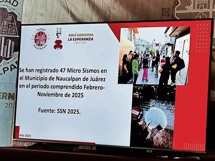 Expertos de la FES Acatlán analizan la existencia de un ramal sísmico que afecte Naucalpan. Foto: Gisela González Granados / EL UNIVERSAL