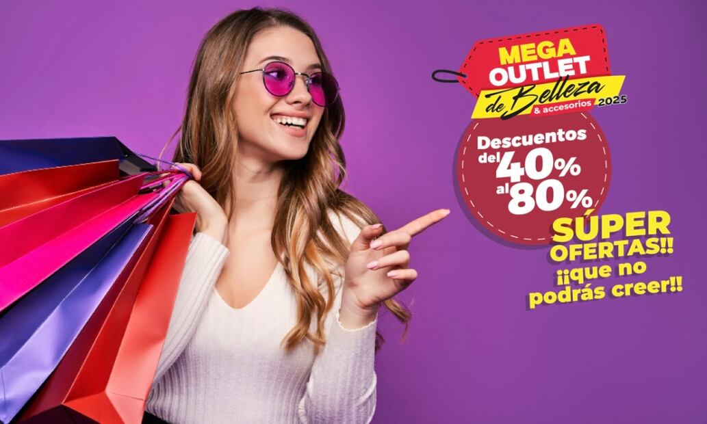 Mega Outlet de Belleza y Accesorios 2025 en Ciudad de México. Foto: Freepik
