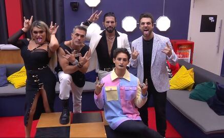 Team infierno cumple reto y otra vez se quita la ropa en "La casa de los famosos"