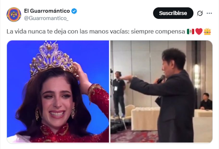 Memes de la victoria de Fátima Bosch en Miss Universo 2025. Foto: X