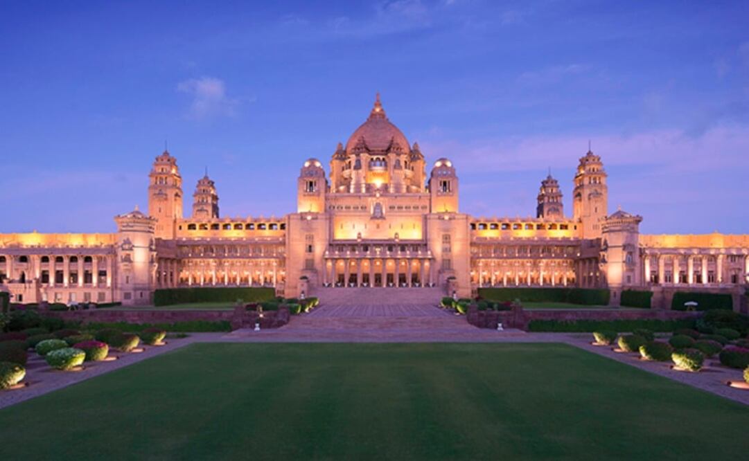 El Palacio Umaid Bhawan, fue construido entre 1928 y 1943 para el marajá Umaid Singh (Foto: Cortesía Umaid Bhawan Palace)