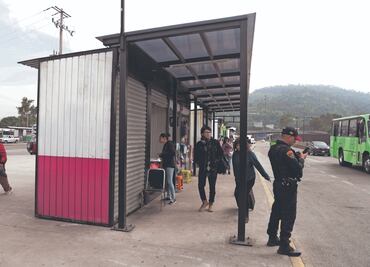 Colocan puestos para ambulantes en Indios Verdes