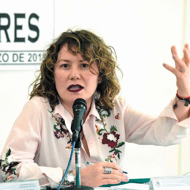 Paula Soto, legisladora de la Ciudad de México por Morena, asegura que a la iniciativa contra el sexting aún le faltan recabar opiniones. ARCHIVO EL UNIVERSAL