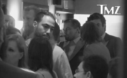 Captan celebración de DiCaprio tras el Oscar