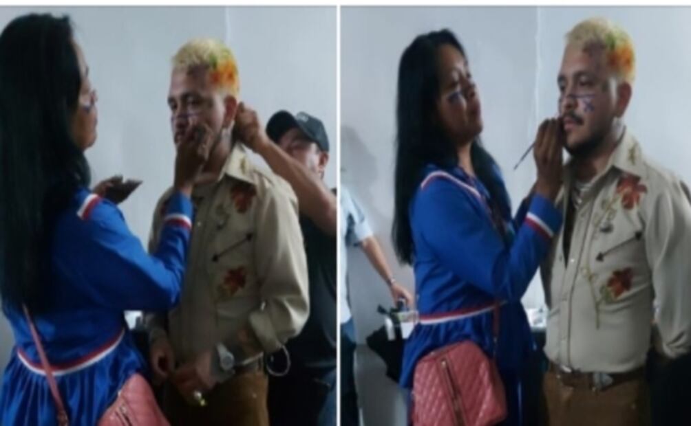 Este es el significado del nuevo tatuaje que Christian Nodal se hizo en el rostro