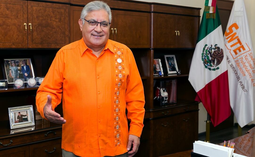 Alfonso Cepeda Salas, secretario general del SNTE. Foto: SNTE