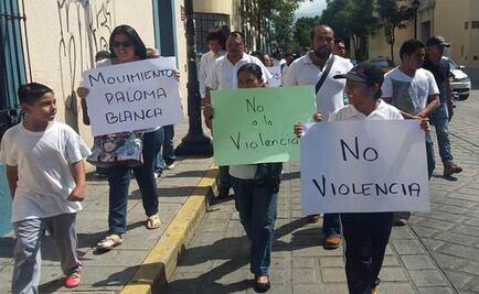 Marchan en Oaxaca; piden paz