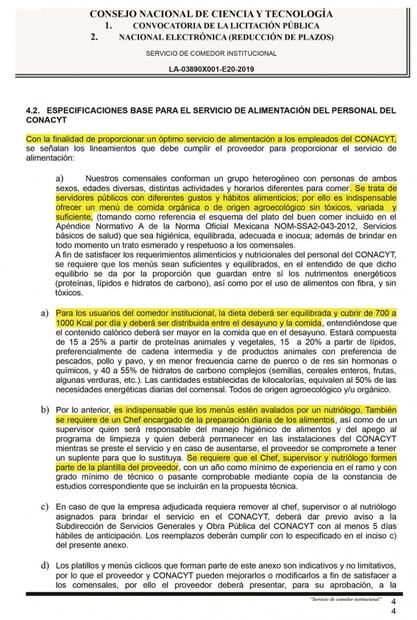 Conacyt derrocha 15 mdp en menú gourmet