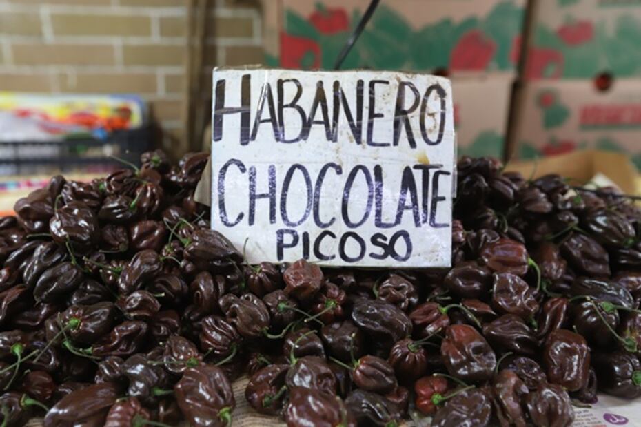 Una variedad de habanero muy peculiar en aroma y color.