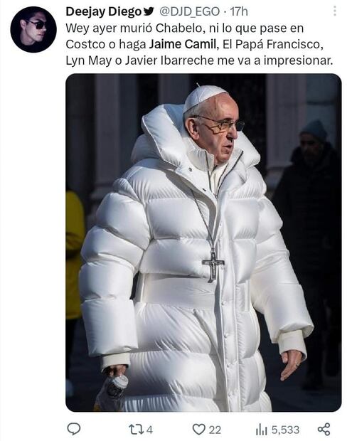 Foto: Captura de pantalla tomada de Twitter