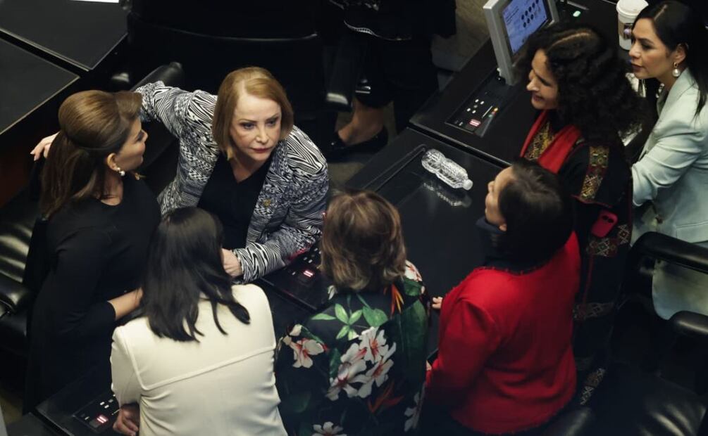 Laura Itzel Castillo rinde protesta como la sucesora de Noroña en el Senado (29/08/25) Foto: Carlos Mejía/EL UNIVERSAL