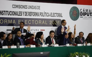 Reforma electoral avanza en comisiones de San Lázaro; Verde y PT votan en contra