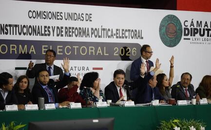 Reforma electoral avanza en comisiones de San Lázaro; Verde y PT votan en contra