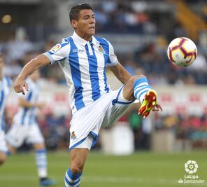 Moreno titular en el empate de la Real Sociedad