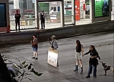 Detiene a presuntos dealers durante protesta en Glorieta de Insurgentes; investigan a policías involucrados