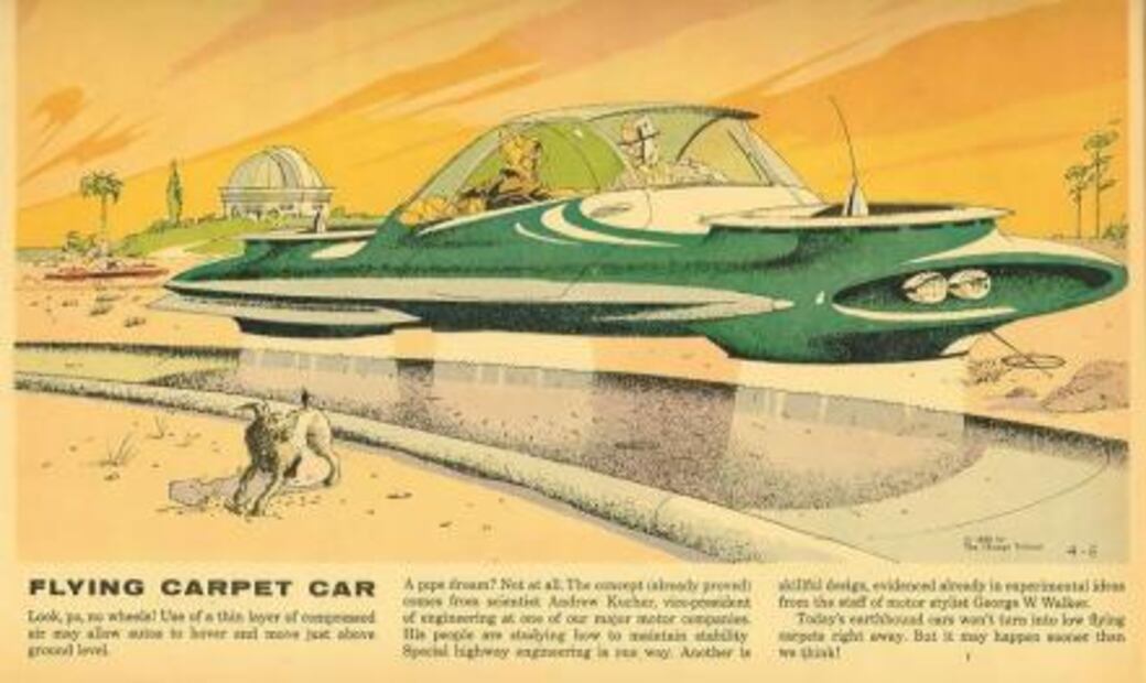 Cómo imaginaban la industria automotriz del futuro