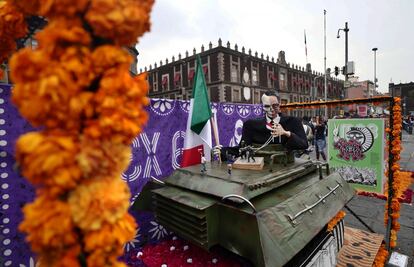 Megaofrenda de la UNAM dedicada al movimiento estudiantil del 68