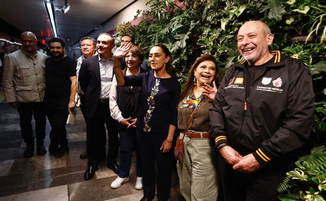 Brugada mantiene el 16 de Noviembre la fecha para reabrir al línea 1 del Metro hasta Observatorio. Foto: Berenice Fregoso