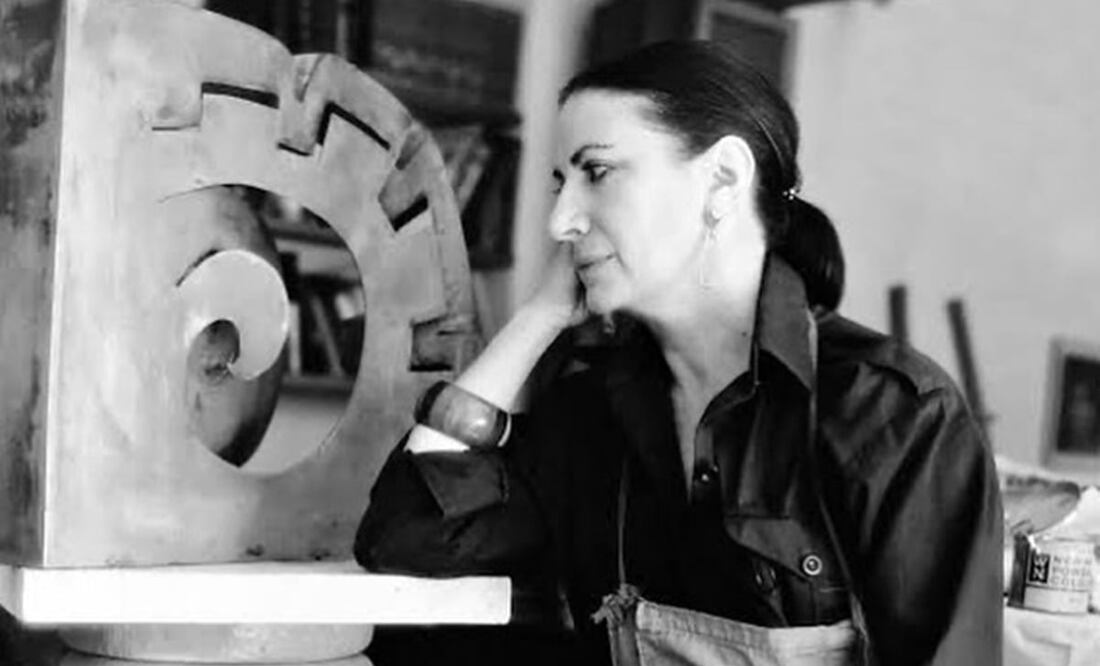 La fallecida escultora Ángela Gurría. Foto: Paulina Lavista