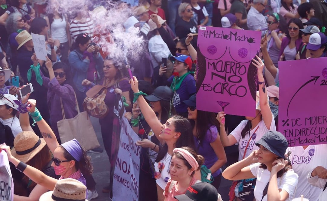 Marcha 8 de marzo. Foto: Archivo EL Universal