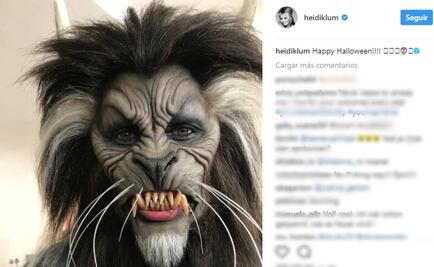 Heidi Klum impacta con disfraz inspirado en "Thriller"