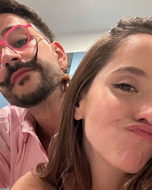 Evaluna Montaner y Camilo. Fuente: Instagram @evaluna