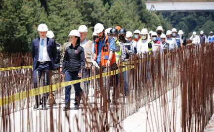 Aún con dificultades, Sheinbaum asegura que terminarán Tren Interurbano México-Toluca