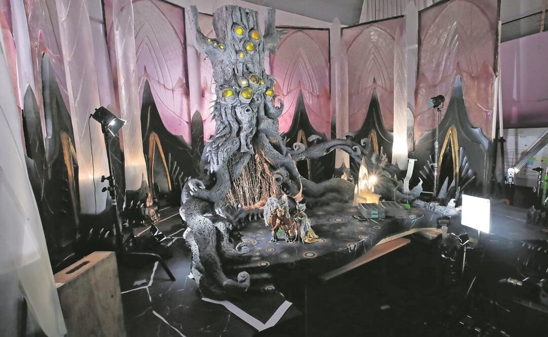 La continuación de la serie Frankelda, sobre una escritora fantasma de más de 150 años, se está desarrollando actualmente bajo la técnica de stop motion en un estudio mexicano. Foto: Fernanda Rojas / EL UNIVERSAL