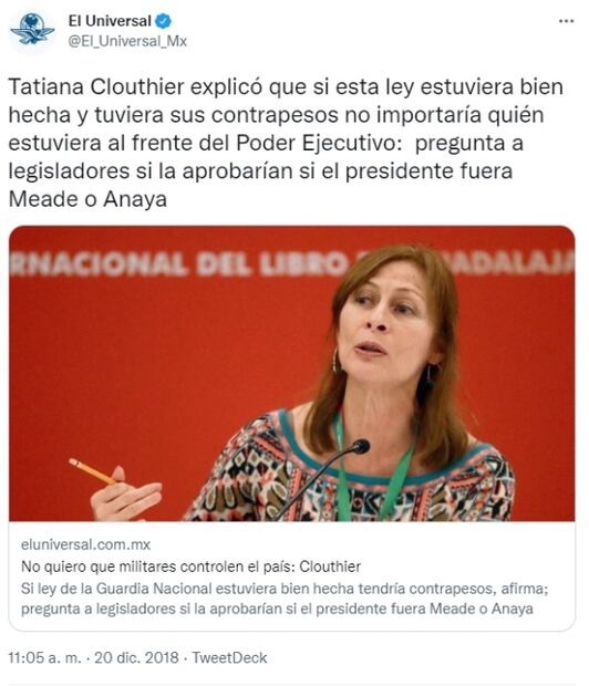 Manuel Clouthier recuerda cuando su hermana Tatiana Clouthier estaba “contra la militarización del país”