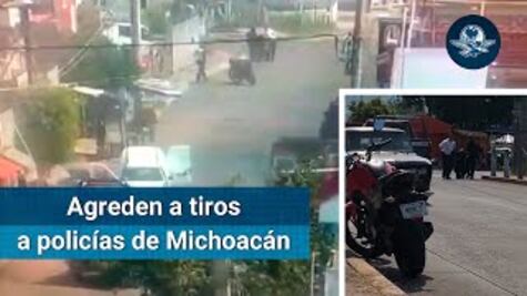 Disparan contra policías en Zamora