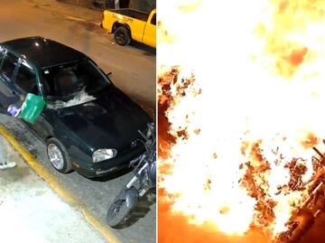 VIDEO: Captan a sujeto prendiendo fuego a camioneta y moto en Cuautitlán Izcalli