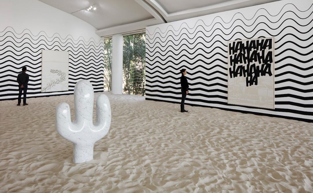 Lago Algo, exposición. Foto: Especial