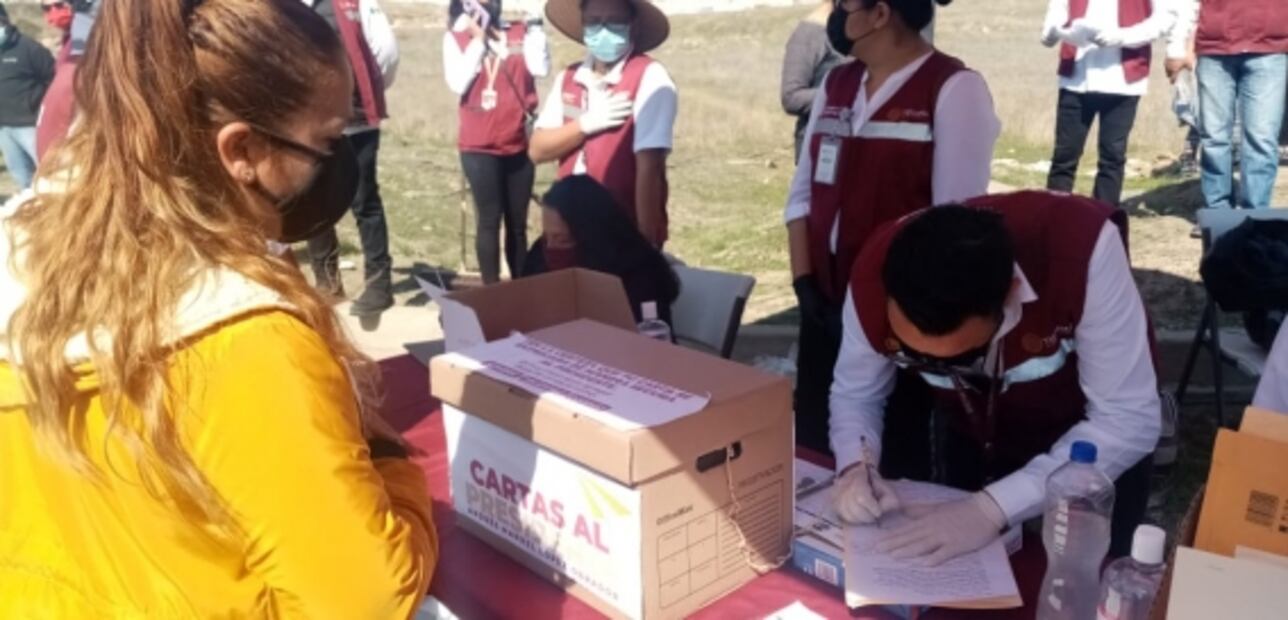 ¡Escribe tu cartita y entrégala a los siervos de la nación!