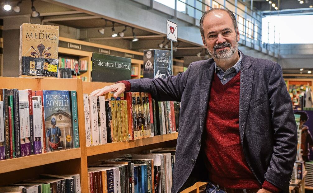 Entrevista con el escritor Juan Villoro. Fotos: Gabriel Pano/ El Universal.