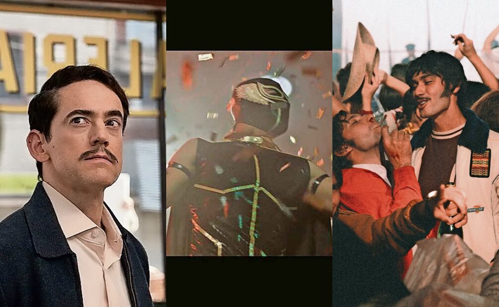 Luis Gerardo Méndez en "Leonora".
"Érase una vez en un ring".
"Autos, mota y rocanrol".
Fotos: Piano, José Medina y Cinépolis Distribución