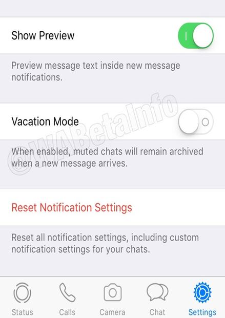 Así funcionará el modo vacaciones en WhatsApp